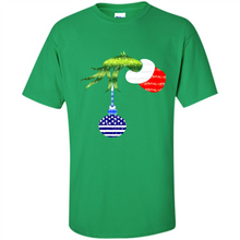 Load image into Gallery viewer, Grinch Holding American Flag ornament Christmas