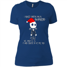 Load image into Gallery viewer, I Asked Santa For A Boyfriend Jack Skellington Christmas sweater