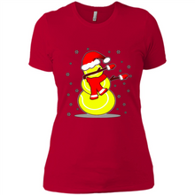Load image into Gallery viewer, Tennis Dabbing Snowman Christmas Funny
