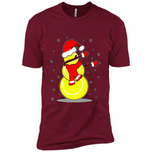 Load image into Gallery viewer, Tennis Dabbing Snowman Christmas Funny