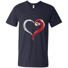 Load image into Gallery viewer, Kansas City Chiefs in Diamond Heart