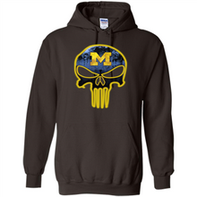 Load image into Gallery viewer, Michigan Wolverines Football The Punisher Skull