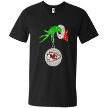 Load image into Gallery viewer, Kansas City Chiefs Glitter Grinch Monogram Ornament Christmas Gift
