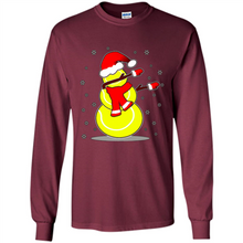 Load image into Gallery viewer, Tennis Dabbing Snowman Christmas Funny