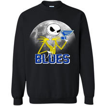 Load image into Gallery viewer, Jack Skellington Halloween Shirt For St.-louis-blues Fans