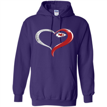 Load image into Gallery viewer, Kansas City Chiefs in Diamond Heart