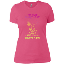 Load image into Gallery viewer, I'm That Crazy Lady Who Loves Snoopy A Lot