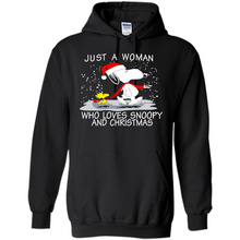 Load image into Gallery viewer, Just a Woman who loves Snoopy and Christmas