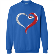 Load image into Gallery viewer, Kansas City Chiefs in Diamond Heart