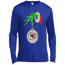 Load image into Gallery viewer, Kansas City Chiefs Glitter Grinch Monogram Ornament Christmas Gift