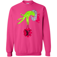 Load image into Gallery viewer, Grinch hand holding logo Louisvuitton