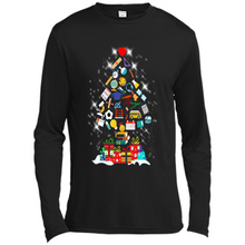 Load image into Gallery viewer, Greate Science Teacher Shirt Merry Christmas Tree Science Tools Funny Gift Book Lovers (1)