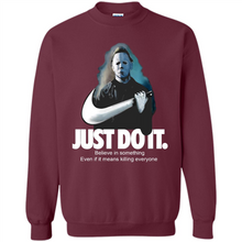 Load image into Gallery viewer, Michael Myers Nike Just Do It