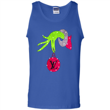 Load image into Gallery viewer, Grinch hand holding logo Louisvuitton