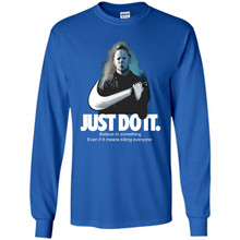Load image into Gallery viewer, Michael Myers Nike Just Do It