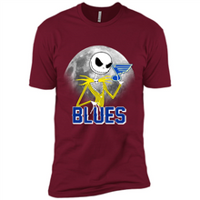 Load image into Gallery viewer, Jack Skellington Halloween Shirt For St.-louis-blues Fans
