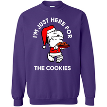 Load image into Gallery viewer, Peanuts Santa Claus Snoopy I’m Just Here For The Cookies