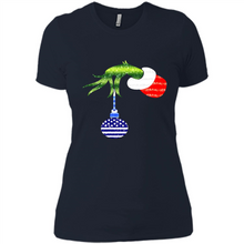 Load image into Gallery viewer, Grinch Holding American Flag ornament Christmas