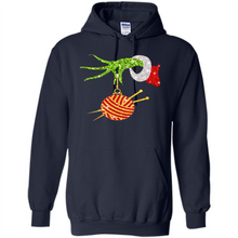 Load image into Gallery viewer, Grinch Hand Holding Ball Of Wool And Knitting Needles Christmas