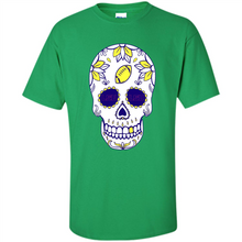 Load image into Gallery viewer, LSU Tigers Football Sugar Skull Day of the Dead