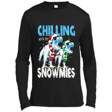 Load image into Gallery viewer, T-Rex Dinosaurs Chilling With My Snowmies Christmas