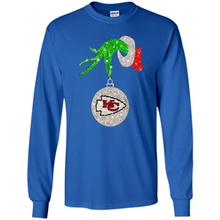 Load image into Gallery viewer, Kansas City Chiefs Glitter Grinch Monogram Ornament Christmas Gift