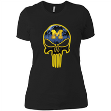 Load image into Gallery viewer, Michigan Wolverines Football The Punisher Skull