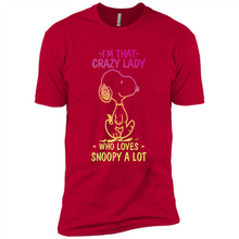Load image into Gallery viewer, I'm That Crazy Lady Who Loves Snoopy A Lot