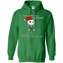 Load image into Gallery viewer, I Asked Santa For A Boyfriend Jack Skellington Christmas sweater