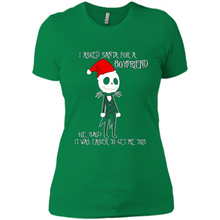 Load image into Gallery viewer, I Asked Santa For A Boyfriend Jack Skellington Christmas sweater