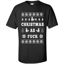 Load image into Gallery viewer, Humping deer Christmas as fuck sweater