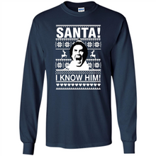 Load image into Gallery viewer, ELF santa I know him Christmas