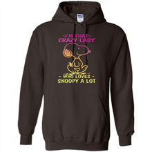 Load image into Gallery viewer, I'm That Crazy Lady Who Loves Snoopy A Lot