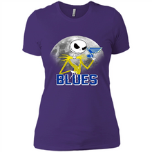 Load image into Gallery viewer, Jack Skellington Halloween Shirt For St.-louis-blues Fans