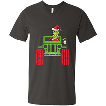 Load image into Gallery viewer, Grinch Driving Jeep Christmas