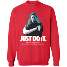 Load image into Gallery viewer, Michael Myers Nike Just Do It