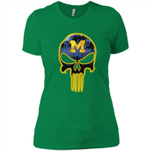 Load image into Gallery viewer, Michigan Wolverines Football The Punisher Skull