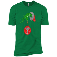 Load image into Gallery viewer, Grinch Hand holding Nurse ornament Christmas (1)