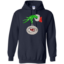 Load image into Gallery viewer, Kansas City Chiefs Glitter Grinch Monogram Ornament Christmas Gift