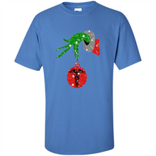 Load image into Gallery viewer, Grinch Hand holding Nurse ornament Christmas
