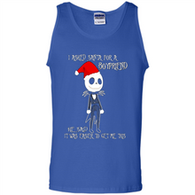 Load image into Gallery viewer, I Asked Santa For A Boyfriend Jack Skellington Christmas sweater