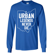 Load image into Gallery viewer, Urban Meyer Legends Never Die Football Fans Ohio Map