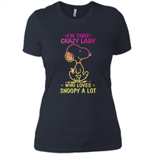 Load image into Gallery viewer, I'm That Crazy Lady Who Loves Snoopy A Lot
