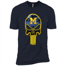 Load image into Gallery viewer, Michigan Wolverines Football The Punisher Skull