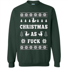 Load image into Gallery viewer, Humping deer Christmas as fuck sweater