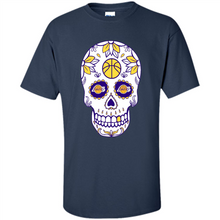 Load image into Gallery viewer, Los Angeles Lakers Basketball Sugar Skull Day of the Dead