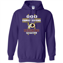 Load image into Gallery viewer, God First Family Second Then Washington Redskins Football