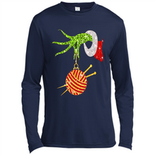 Load image into Gallery viewer, Grinch Hand Holding Ball Of Wool And Knitting Needles Christmas