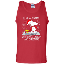 Load image into Gallery viewer, Just a Woman who loves Snoopy and Christmas
