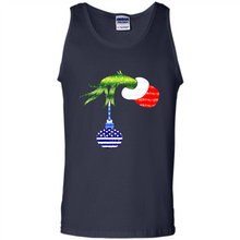 Load image into Gallery viewer, Grinch Holding American Flag ornament Christmas